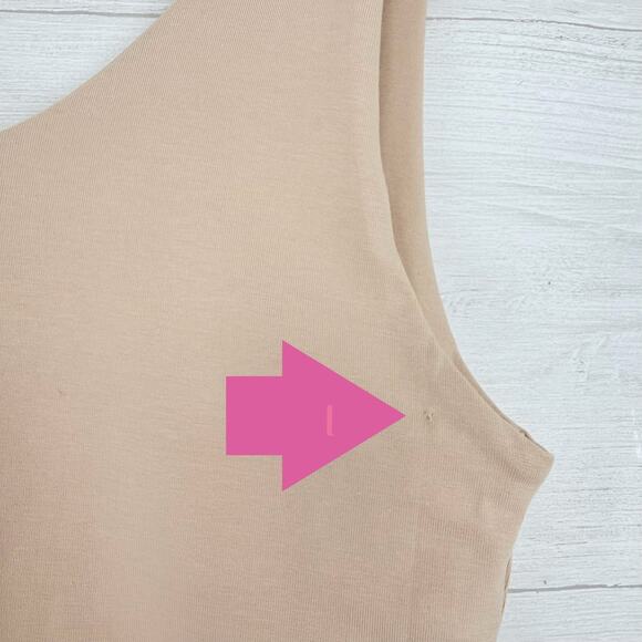 Pact Everyday Tank Bodysuit Organic Cotton Medium Beige Sustainable Minimalist - Picture 5 of 14